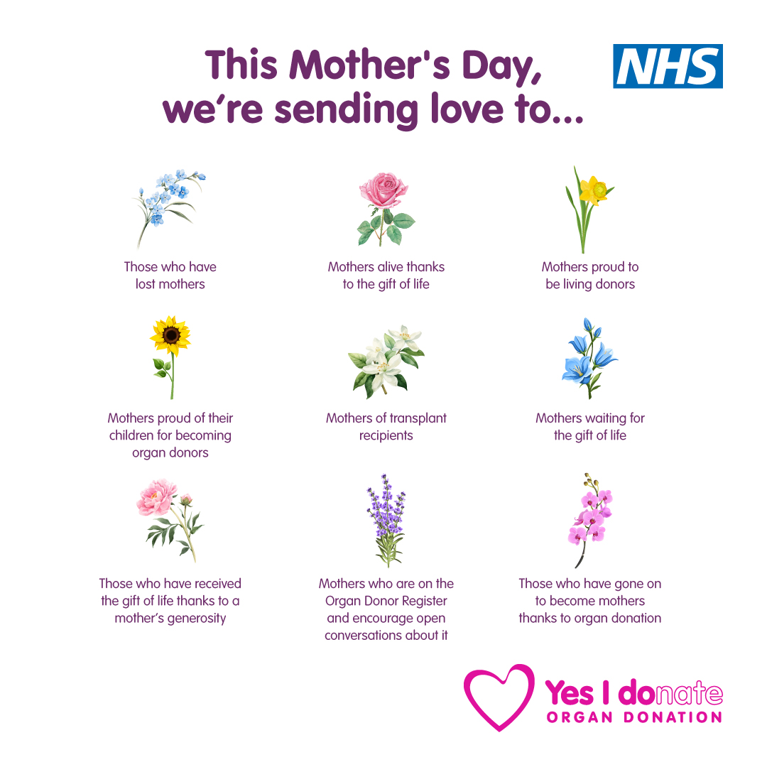 #MothersDay can be a time of joy for some, and a time of reflection for others.

We're sending love to everyone who is thinking about the gift of life today 💗