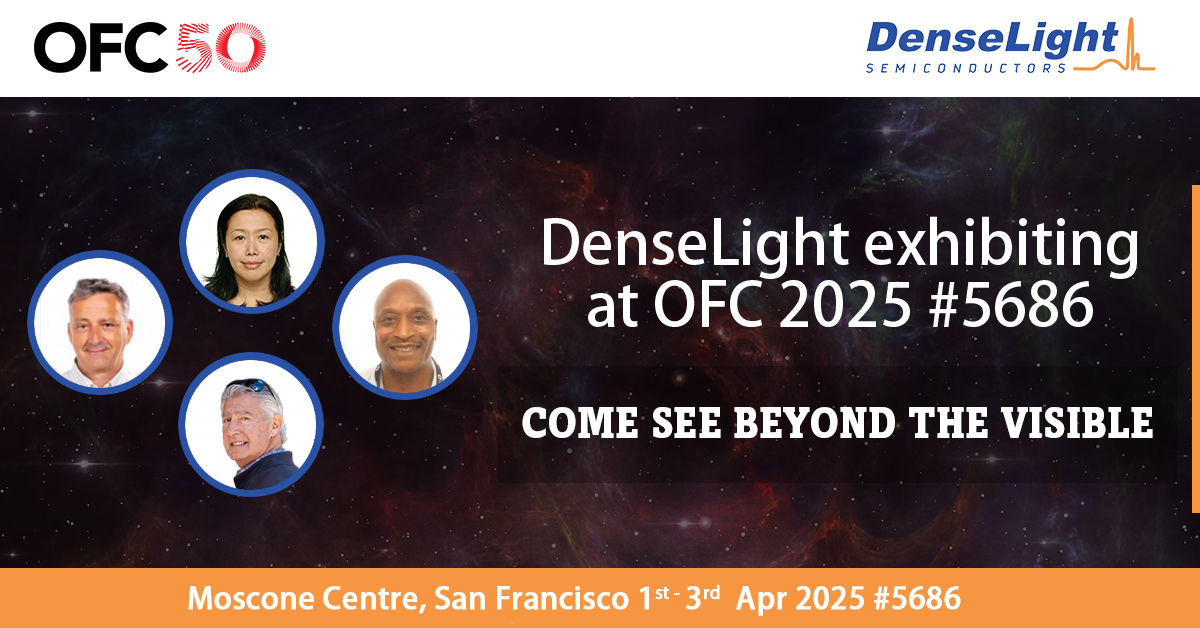 DenselightS's tweet photo. Less than a few days to OFC2025 in San Francisco.

Visit our booth at #5686

DenseLight is proud to present our cutting-edge portfolio, including SLEDs, SOAs, Gain Chips, &amp; Narrow Linewidth Lasers.

#exhibition #OFC2025 #OFC25 #OFCconference #datacom #telecom #sanfrancisco https://t.co/kgEnOSJBIp