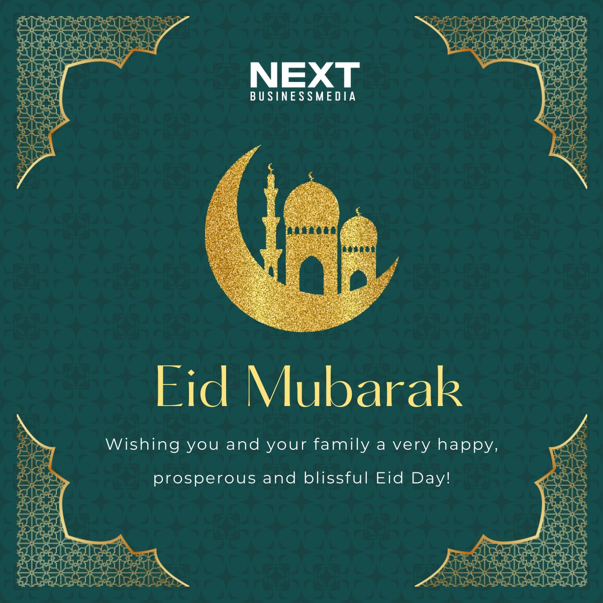 🌙✨ Eid Mubarak from Team Next Business Media! ✨🌙

Wishing you and your loved ones a joyous Eid filled with peace, prosperity, and happiness. May this festive season bring new opportunities and success in every endeavor!

🌟 Eid Mubarak! 🌟

#EidMubarak #NextBusinessMedia