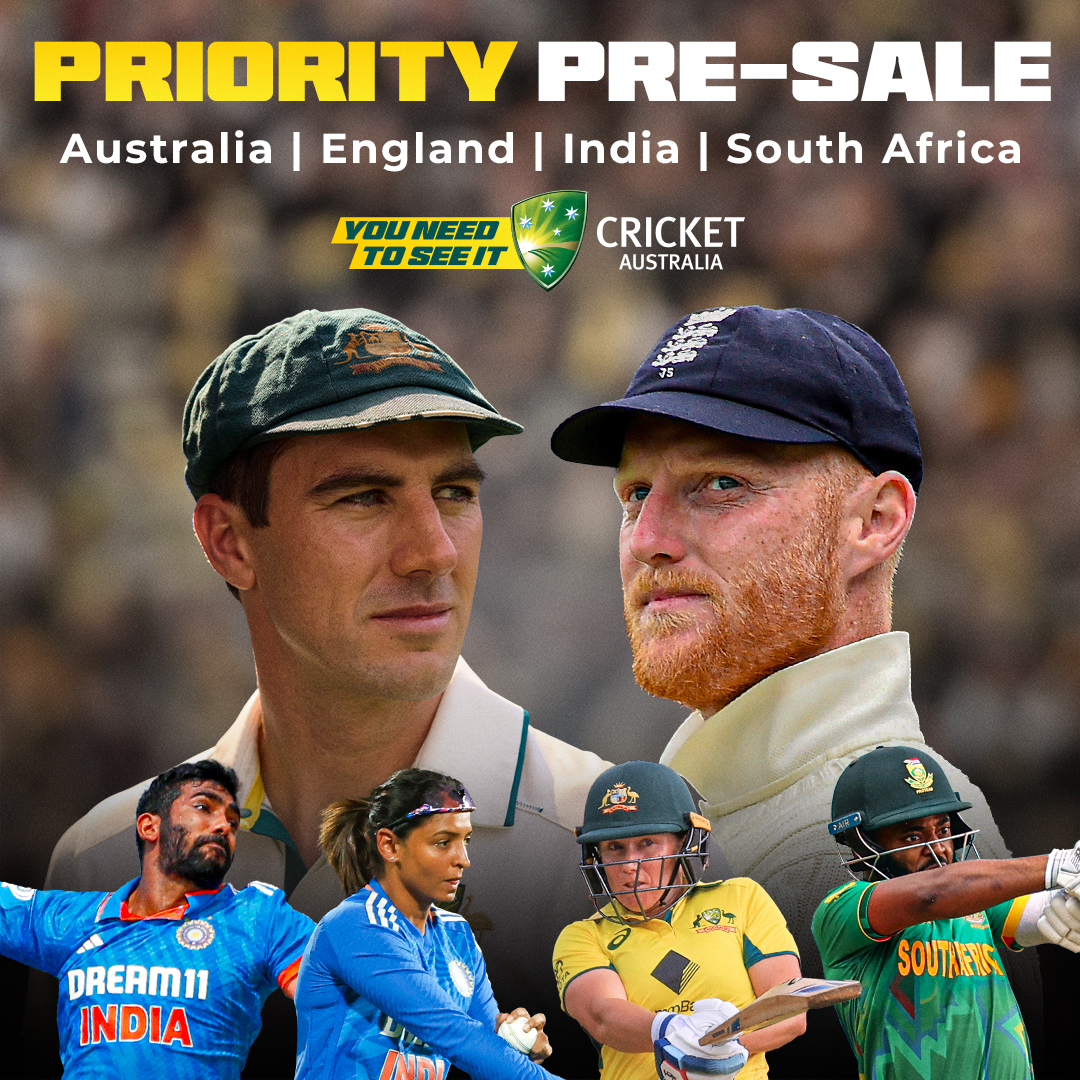 Register your interest in early access to tickets: cricketa.us/25-26-PreSale-S
