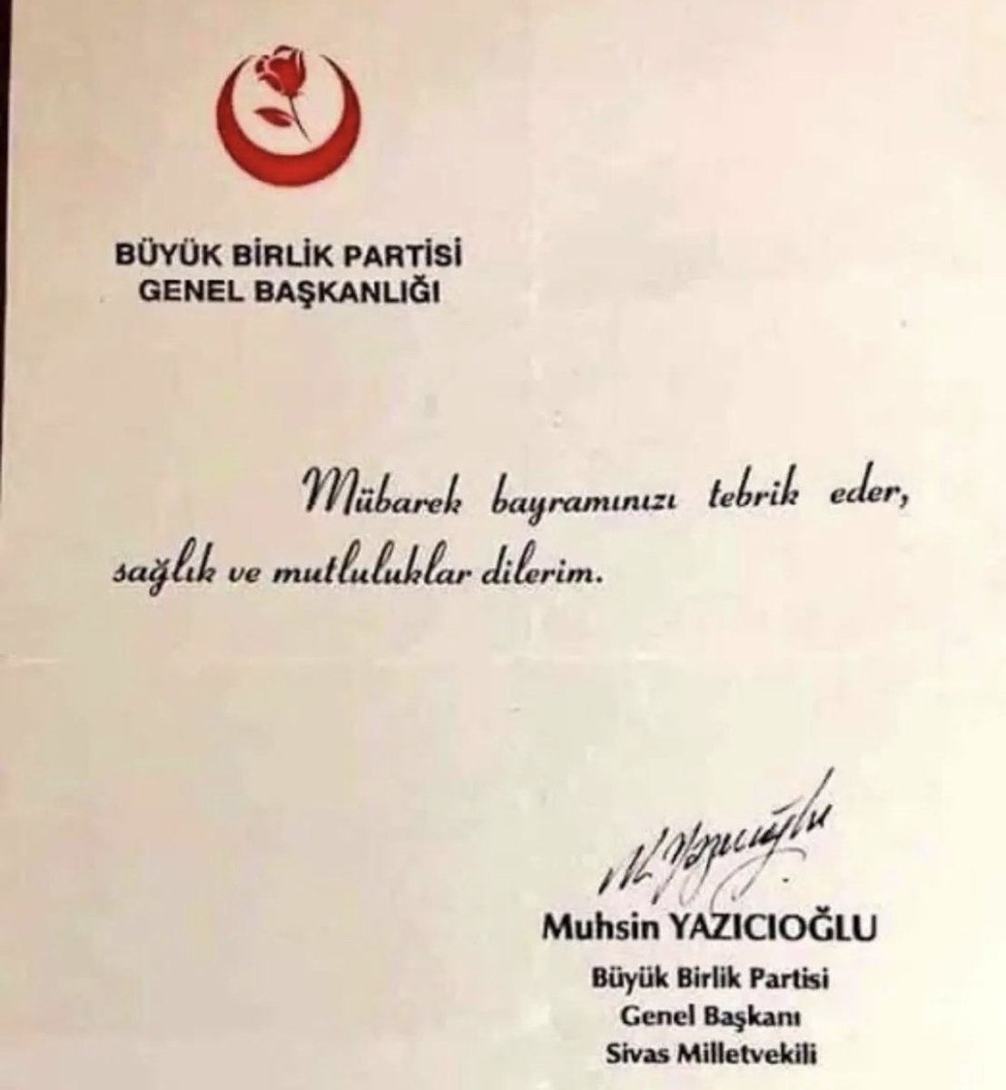 Büyük Birlik Partisi Ümraniye İlçe Başkanlığı (@umraniyebbp) on Twitter photo Tüm İslam Aleminin bayramı mübarek olsun.
#Bayram
#BüyükBirlikPartisi
#BBP
<a href="/gokhanilgar/">Gökhan İlgar 🇹🇷</a>
<a href="/bbpgenelmerkez/">BÜYÜK BİRLİK PARTİSİ</a>
<a href="/bbpistanbul_/">Büyük Birlik Partisi İstanbul İl Başkanlığı</a>
<a href="/bbphabermerkezi/">BBP Haber Merkezi</a> Tüm İslam Aleminin bayramı mübarek olsun.
#Bayram
#BüyükBirlikPartisi
#BBP
<a href="/gokhanilgar/">Gökhan İlgar 🇹🇷</a>
<a href="/bbpgenelmerkez/">BÜYÜK BİRLİK PARTİSİ</a>
<a href="/bbpistanbul_/">Büyük Birlik Partisi İstanbul İl Başkanlığı</a>
<a href="/bbphabermerkezi/">BBP Haber Merkezi</a>