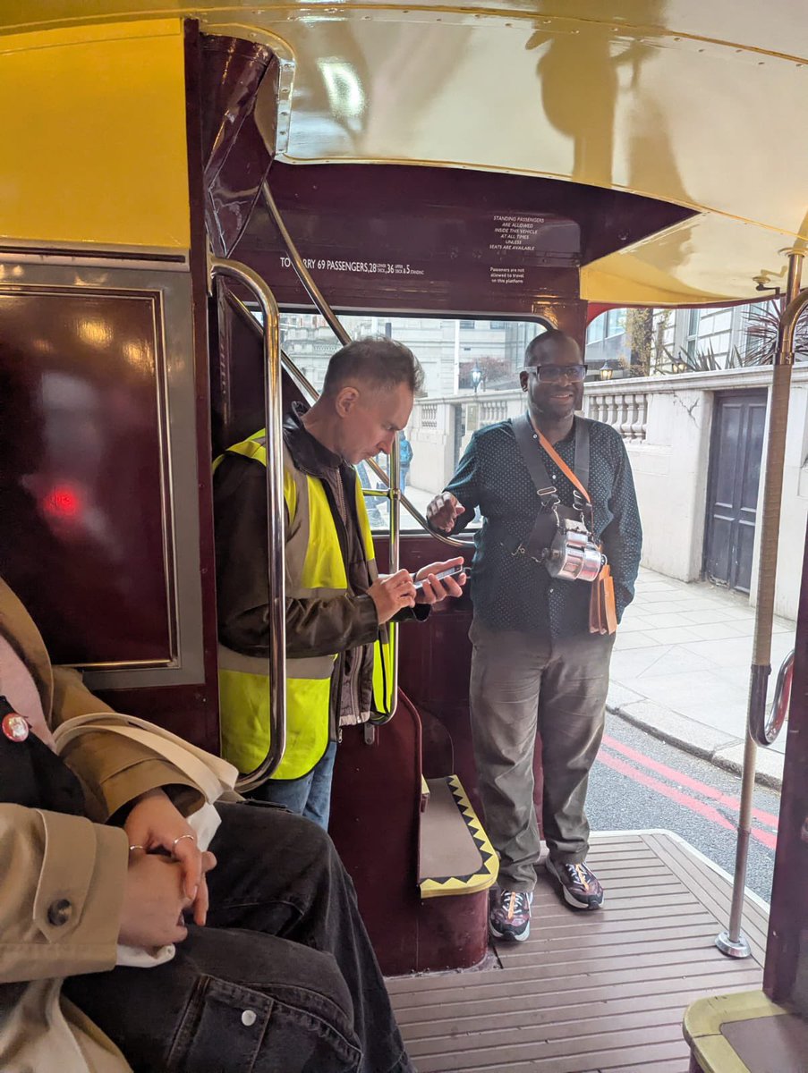 EdwardAdoo's tweet photo. Wow what a day on Route 19. Memorable day. Every bus was full. Long queues. Lots of love for the Routemasters and RTs in service. Especially the gibson ticket machine. Thanks to Donald for sharing the photos. #london #buses #vintage #routemasters #route19 https://t.co/6oV7YOFg17
