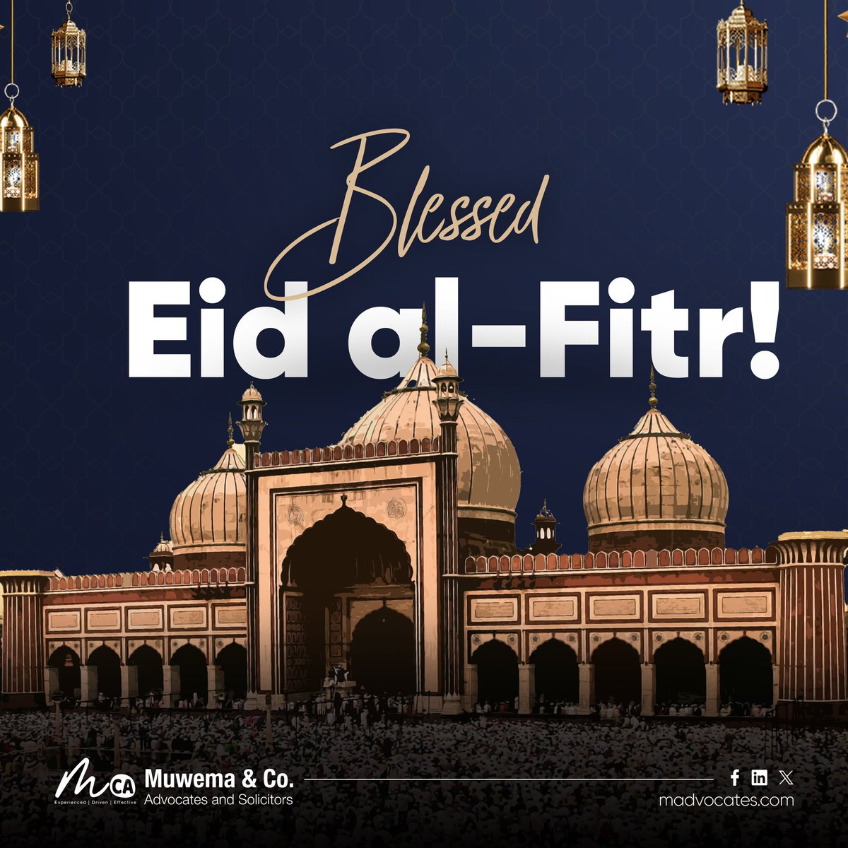 Wishing you and your loved ones a blessed Eid filled with peace and joy! M  

May Allah’s blessings light up your life today and always. 🎉  

#EidMubarak