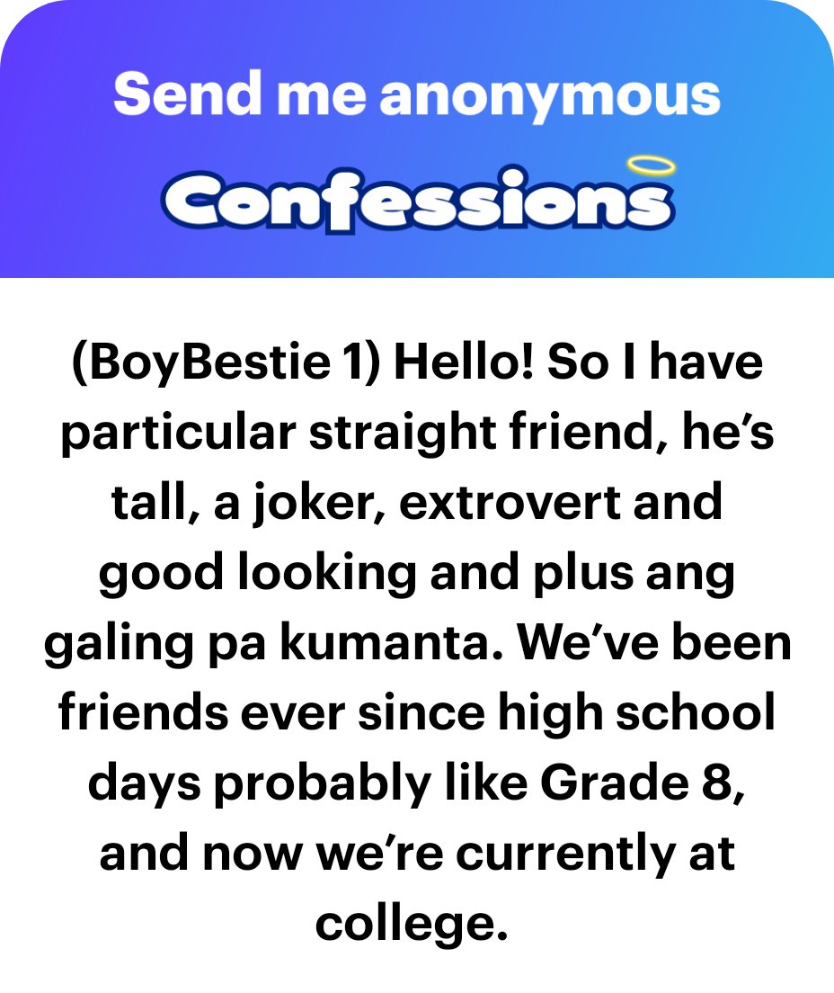 AlterOfan83223's tweet photo. Thread - Batch 19 Anonymous Confessions 
https://t.co/ExOwGEVzmW

391.A Kapag Nahulog Ka sa Straight Friend Mo

Pages 1-4 https://t.co/CSeVm1Xc09