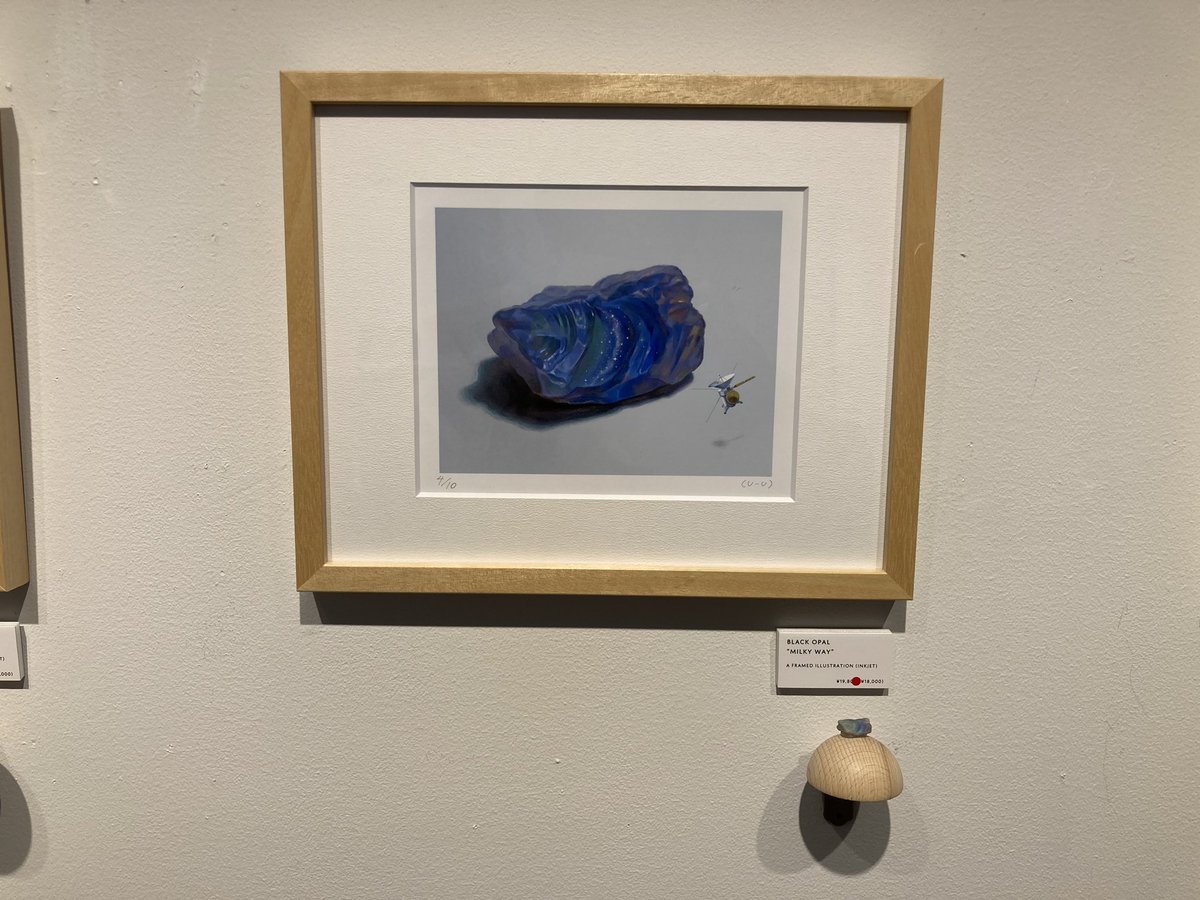 ゲレンデさんの個展に弾丸で行ってきました。すてきだったー☺️