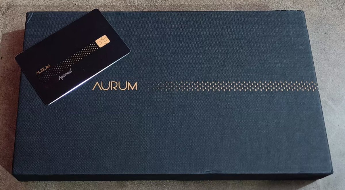 AURUM Addon delivered today In a simple box than Primary card welcome kit Still decent for an Addon card In case you have done your research & want AURUM, attached Post AURUM Addon delivered today In a simple box than Primary card welcome kit Still decent for an Addon card In case you have done your research & want AURUM, attached Post