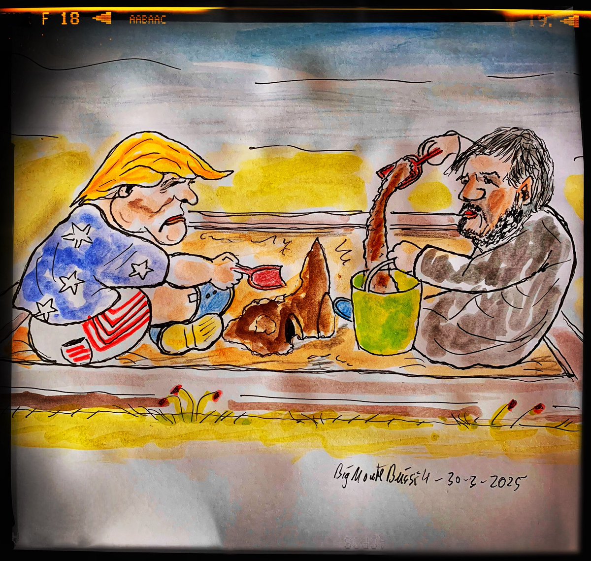KBeisswenger's tweet photo. Why doesn’t play
anyone with us, JD?
#usa #trumpsucks #illustration #cartoon #aquarelle #drawing #painting #sketching #doodle #scribble #aquarelleart #watercolor #sketchbook #portraitpainting #expression #jdvance #thisisnotamerica #lossofdemocracy #donaldtrump #fckpatriotism https://t.co/CLumVO0A2K