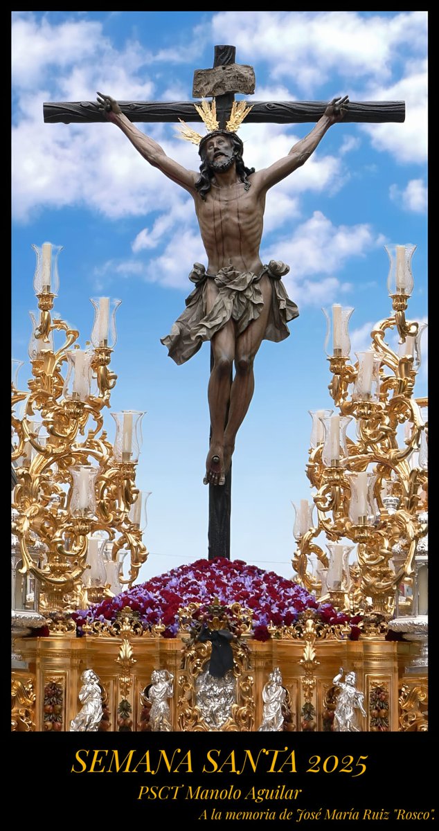 n Memoriam de nuestro querido y recordado José Mª Ruiz ( Rosco ) presentamos nuestro 1er Cartel de la Semana Santa
En esta ocasión la foto es de nuestro peñista <a href="/joseguaHerrera/">josegua herrera</a>
Y representa su querido Cristo de la Expiracion a su paso por el Puente Triana
