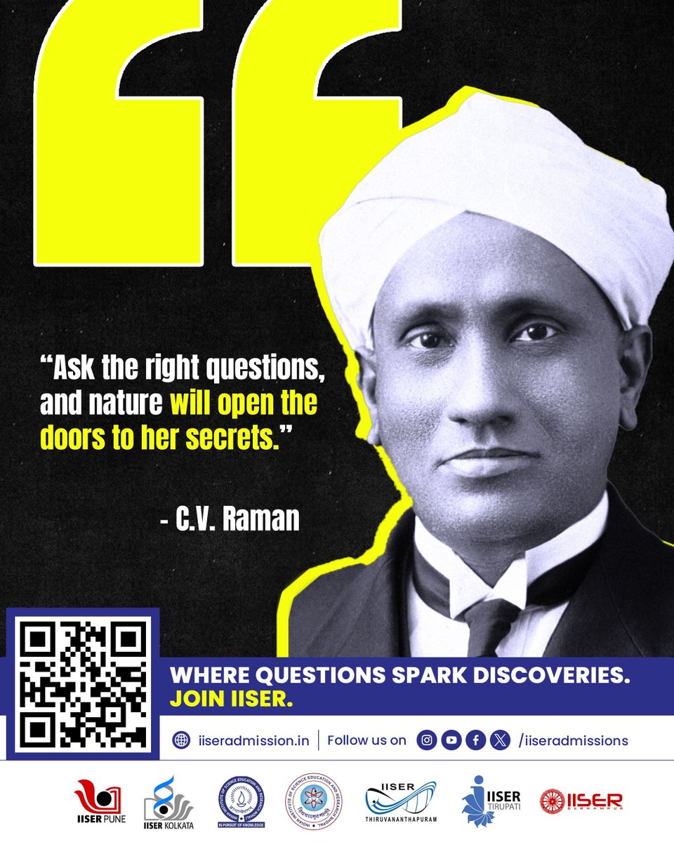 IISER_BERHAMPUR's tweet image. Inquiry is the first step to innovation. At IISERs, we ask, explore, and discover.
Applications open | Apply now
Know more : iiseradmission.in
#IAT2025 #IISERAdmissions2025