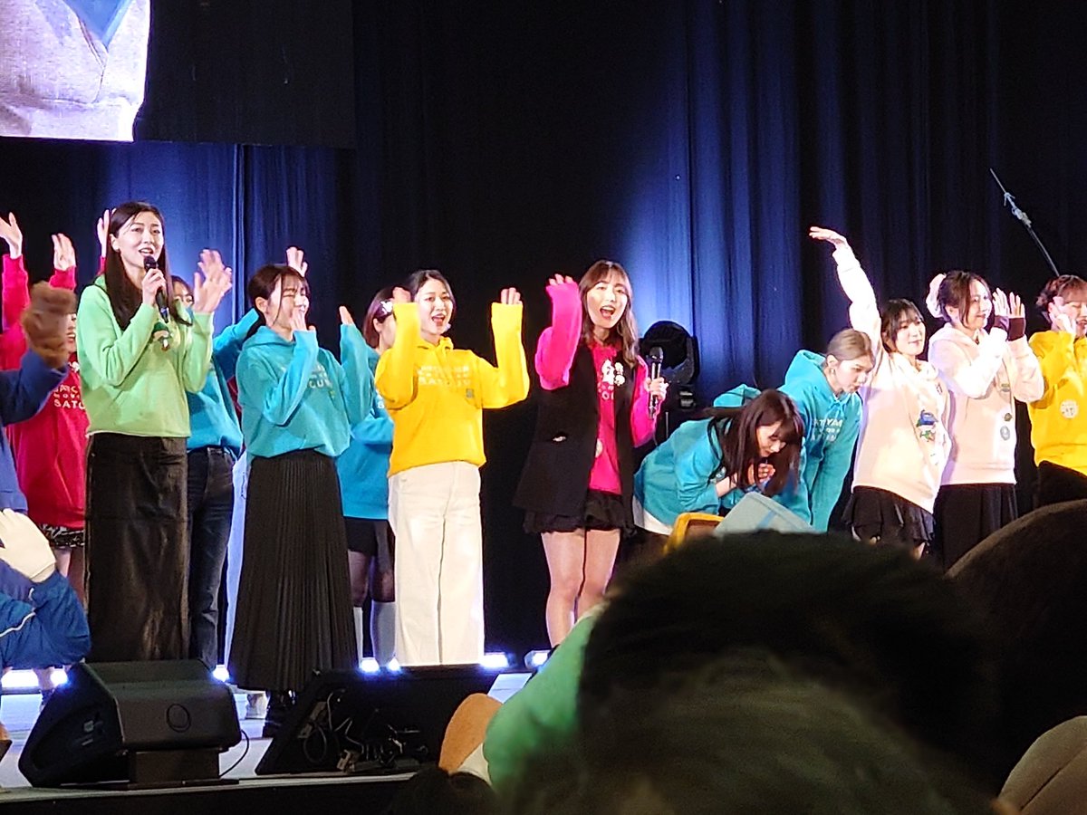 最終日、ふくちゃんや熊井ちゃんも生で観られたよ