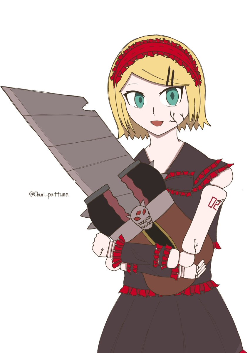 リンちゃん×特攻人形ジェニー
#絵柄が好みって人にフォローされたい
#鏡音リン #デュ絵マ