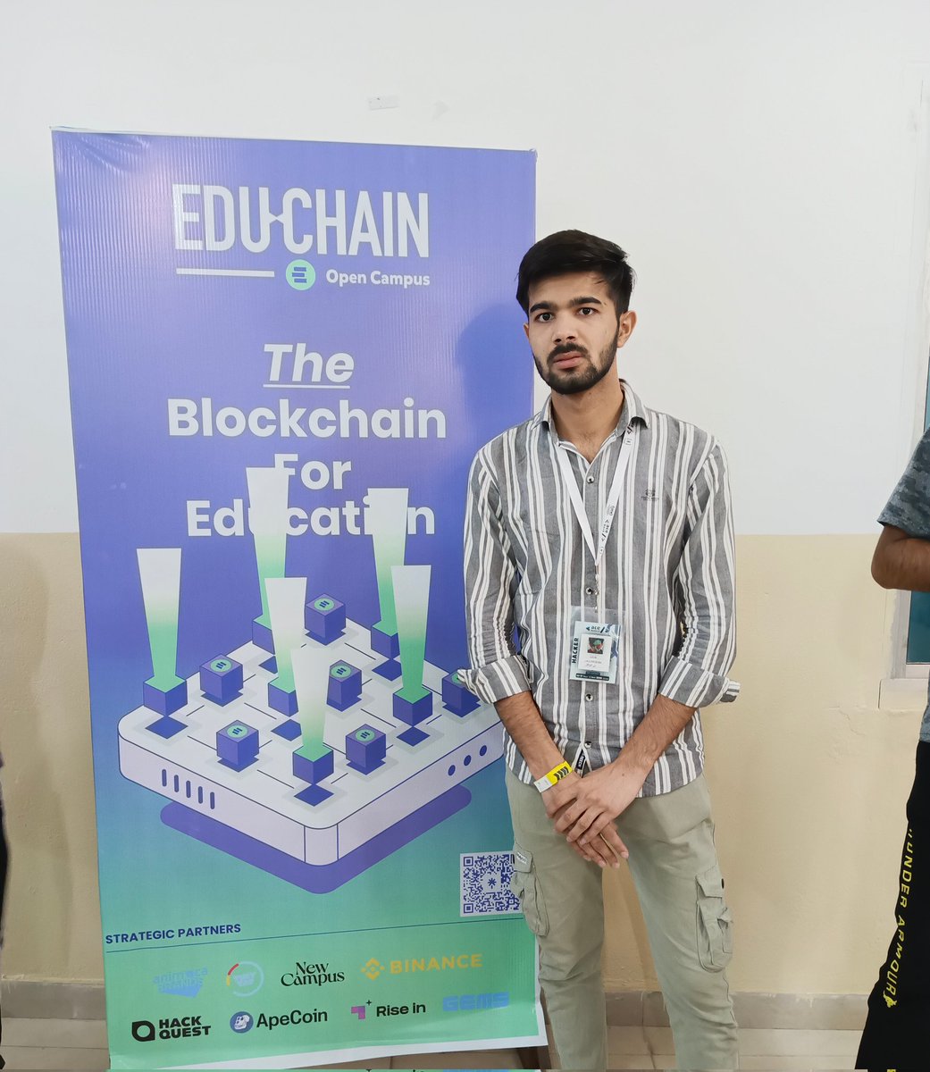 LavishSinghvi9's tweet image. 🚀 Gearing up for AceHack 4.0 at UEM Jaipur! A 36-hour coding marathon where we’re set to build something groundbreaking with @eduChain!
🌟 Exploring the future of #Web3 with #RiseInWeb3 &amp;amp; pushing limits at #AceHack4! Big ideas, big impact—goodies, here we come! 🎁🔥
 #Hackathon