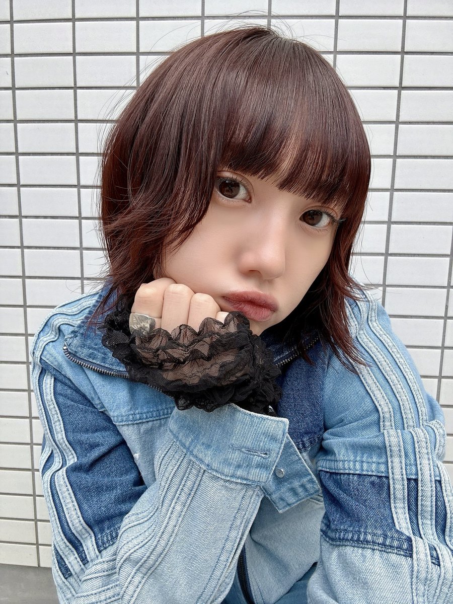 髪色ぴんくにしたけど伝わる？🌸🩷