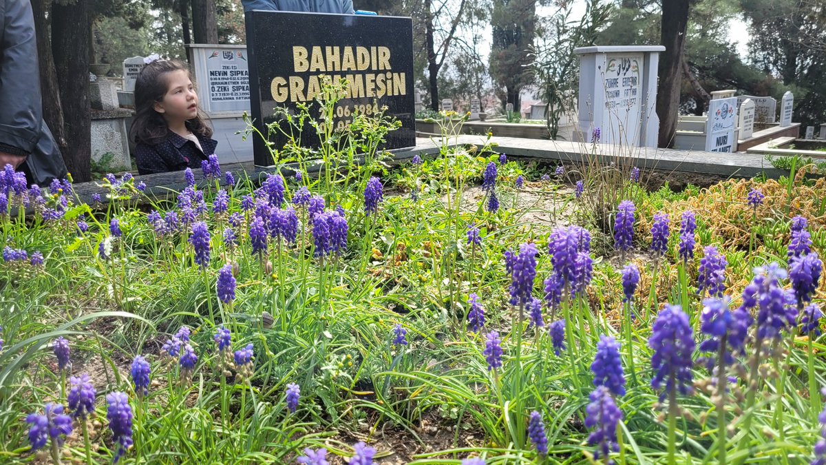 Yarın ne olur bilirim ben,
bahar gelir, otlar büyür... #BahadırGrammeşin