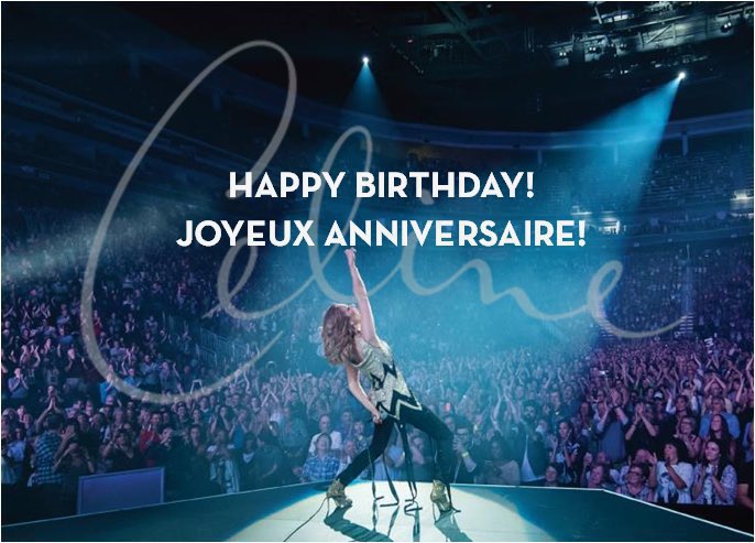 Happy Birthday Céline!

#celinedion #happybirthdayceline