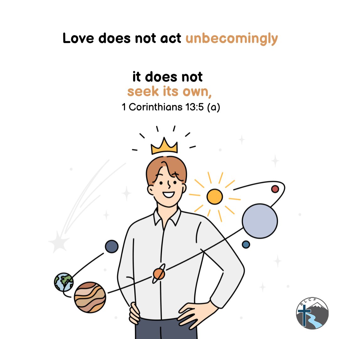 RLCF_Verses's tweet photo. Primary class memory verse for Mar 30, 2025 week: "Love does not act unbecomingly, it does not seek its own," - 1 Corinthians 13:5 (a) https://t.co/cVNOrFJXdC