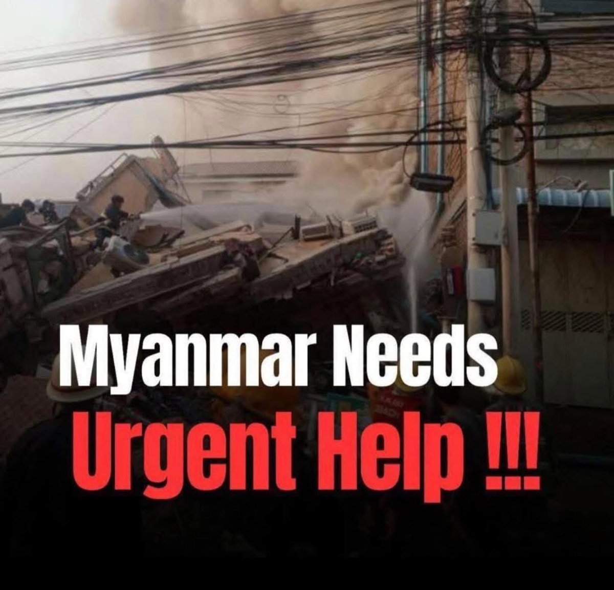 DewDecember's tweet photo. 🙏 #Myanmar
#earthquake #WeNeedYourSupport #help🙏 https://t.co/q9MEHNP42E
