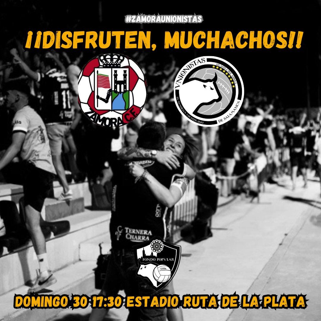 Fondo_Popular's tweet image. ❤️ ¡DISFRUTEN MUCHACHOS! ❤️

@UnionistasCF 🆚 @ZCFoficial
🕠 17:30h
🏟️ Ruta de la Plata
📺 feftv.com
📻 @a_indebida12

#Creemos ⚪️⚫️
#ZamoraUnionistas

📸@AlexLorrys
