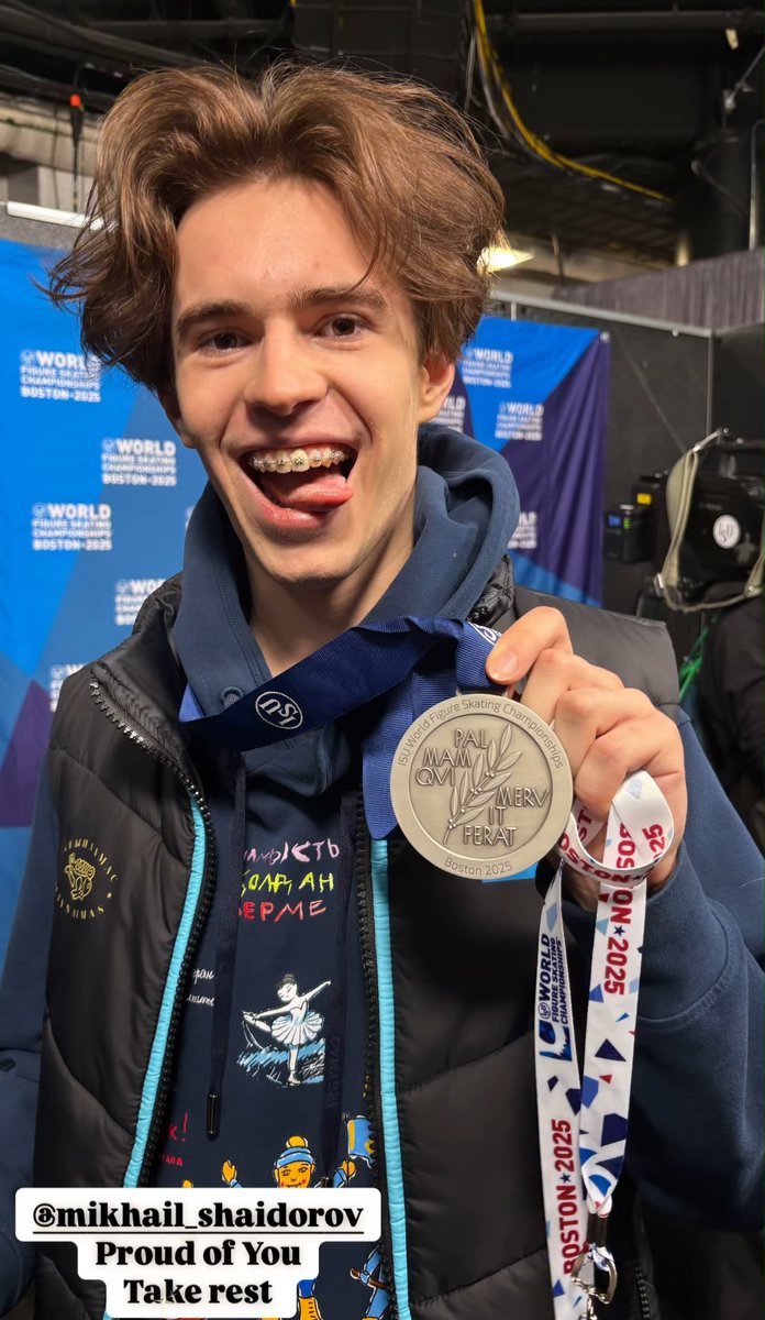 dailyshaidorov's tweet photo. Misha at the 2025 World Championships!
📸 ivanrighini https://t.co/XyKCgZxuWH