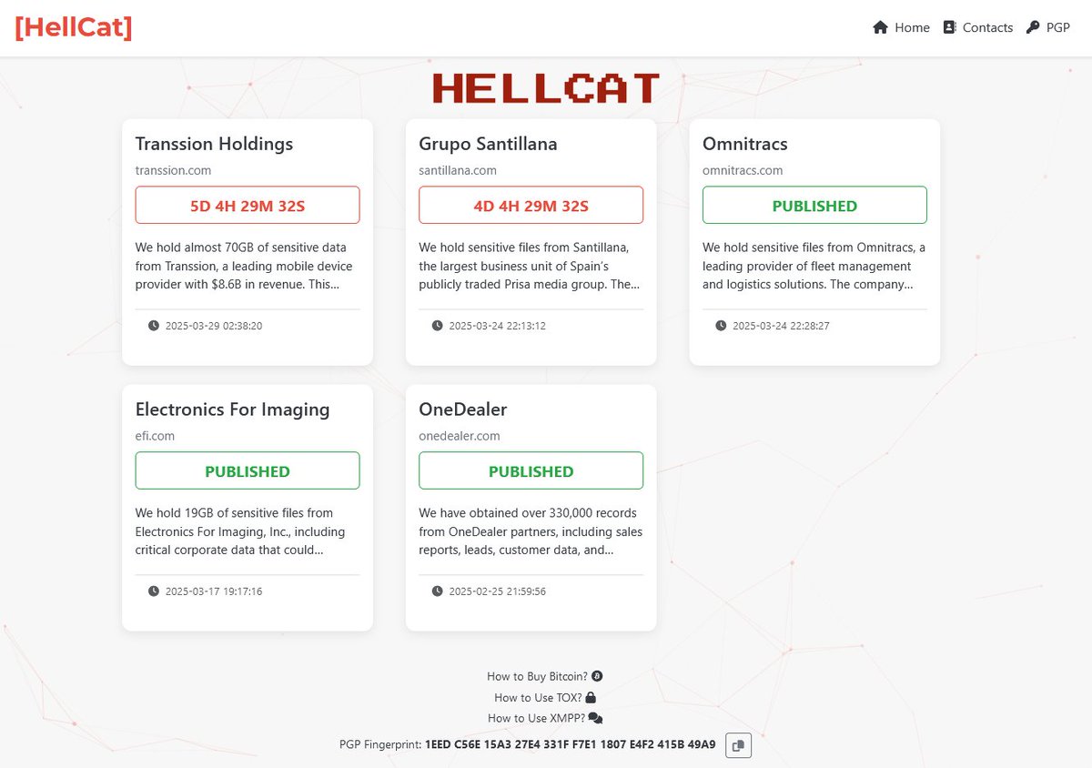 RakeshKrish12's tweet photo. #Hellcat 🐈‍⬛#Ransomware introduced #paste &amp; #FileHost with new sample!

https://t.co/3USGMmxxk2
MD5: f5eadd3928e3432e873d813683e174fd

They cover their Encrypted Comm. by deleting tlsdump.log

More: https://t.co/3FZ6W6ofOp

#infosec #security #threatintel #malware #OSINT #darkweb https://t.co/8CcsPqdZ99