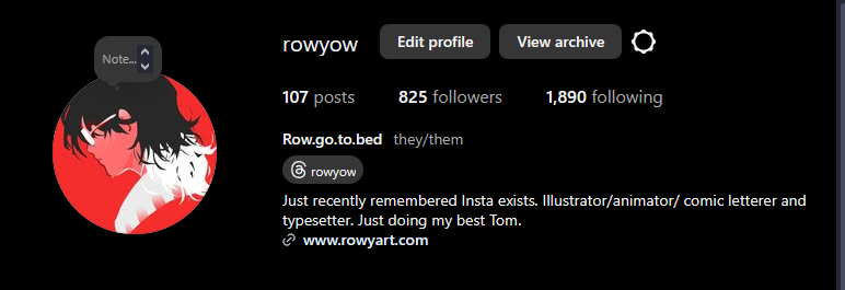 Row ✨available for work✨ tweet media