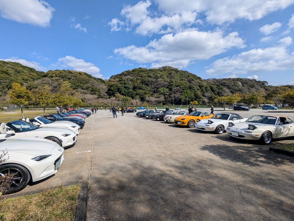 おはきた❣️in 山田緑地
お疲れ様でした♡
 #ロードスター乗りと繋がろう2025春