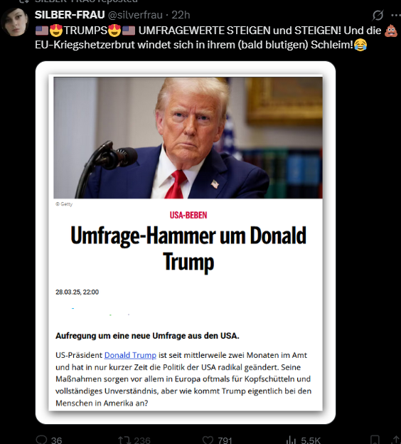 Gibt es was dümmeres als MAGAS?  Jeder dampfende Haufen Scheiße hat mehr Hirn