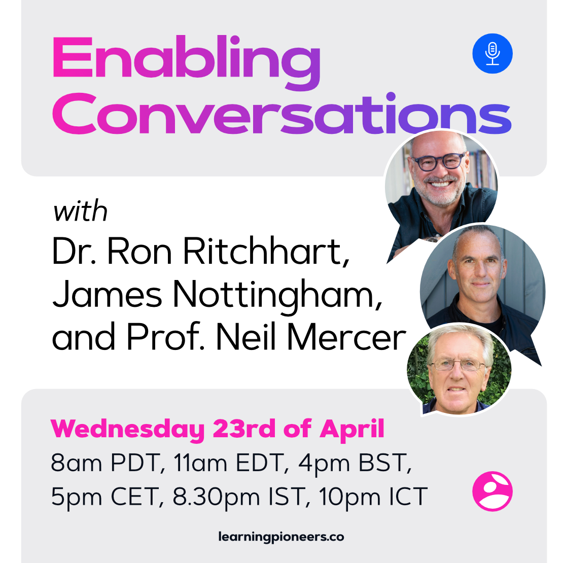 3 world leaders in how to create powerful classroom talk with be joining forces to inspire us, as educators, to embed enabling conversations into our practice.  💥Snap up your spot below. Equity discounts available; please don't let money hold you back

eventbrite.co.uk/e/enabling-con…