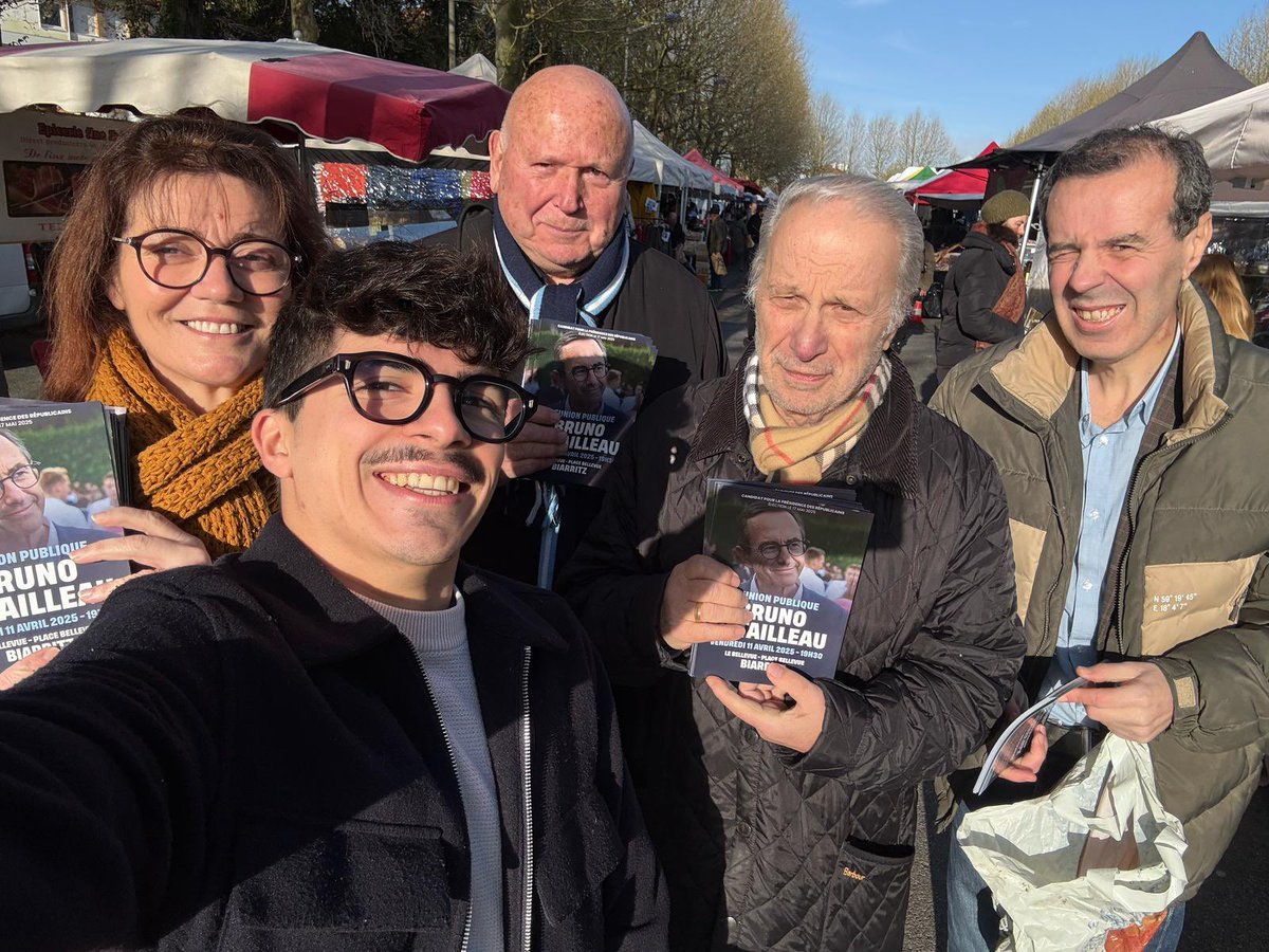 Jean Helou-Leizaola (@jhl__64) on Twitter photo ☀️ Les angloys mobilisés ce matin encore pour annoncer la venue de <a href="/BrunoRetailleau/">Bruno Retailleau</a> à Biarritz le 11 avril prochain !
#AvecRetailleau ☀️ Les angloys mobilisés ce matin encore pour annoncer la venue de <a href="/BrunoRetailleau/">Bruno Retailleau</a> à Biarritz le 11 avril prochain !
#AvecRetailleau