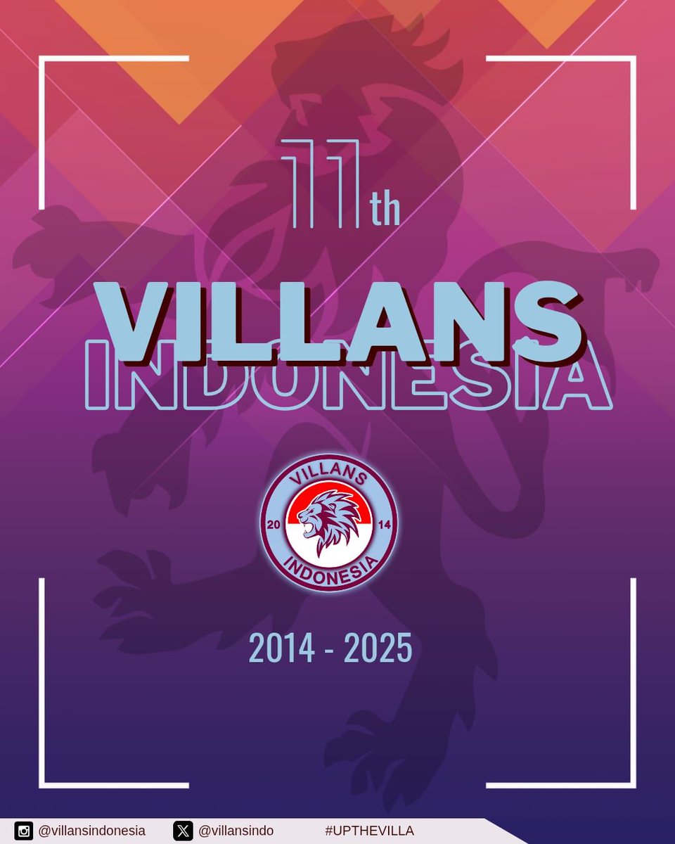 Kami hadir kembali...

Setelah off sekian purnama karena satu dan lain hal, Kami Villans Indonesia hadir kembali meramaikan jagat twitter diawali dengan perayaan 11 tahun resminya Villans Indonesia! 

Fans club yg sering dikatain fans fomo ini udah agak tua juga ternyata 😅