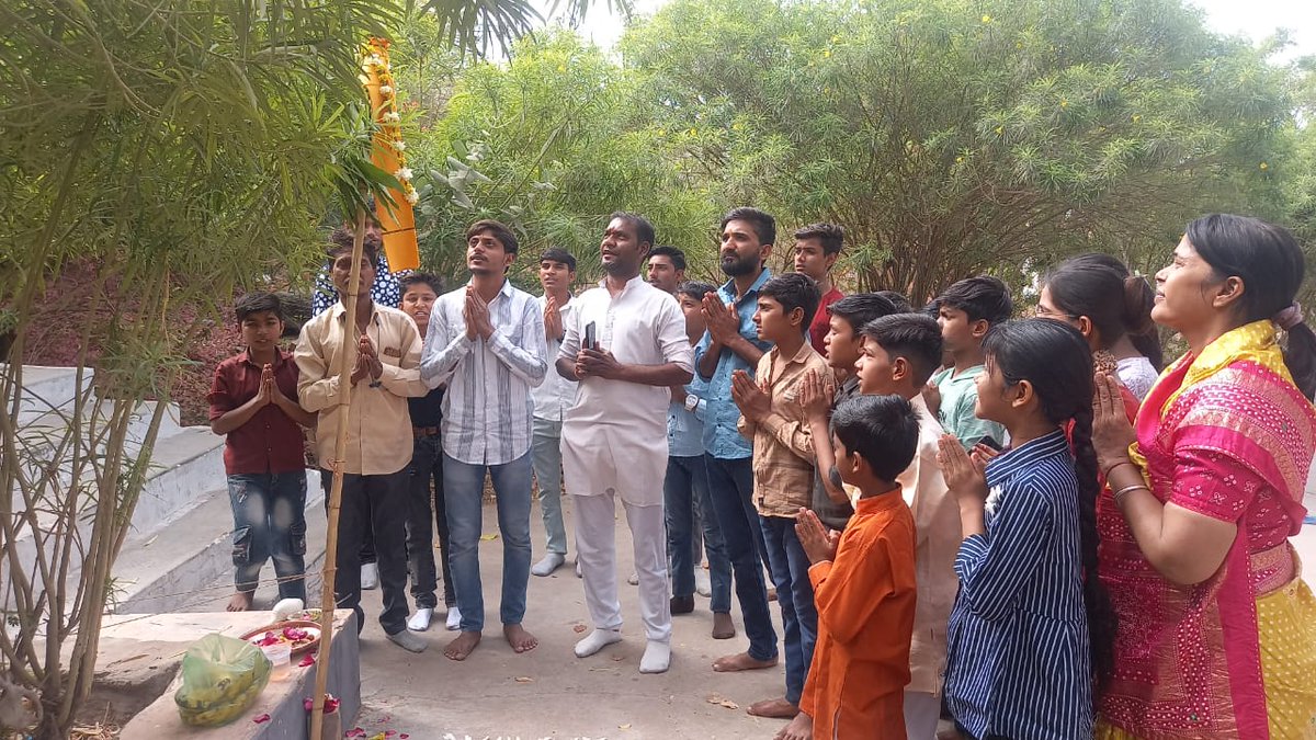 #राजस्थान के सोजत सिटी में  <a href="/HinduJagrutiOrg/">HinduJagrutiOrg</a> के माध्यम से धर्मशास्त्र समझकर  #नव_संवत्सर का आगमन उत्साह के साथ चैत्र शुक्ल प्रतिपदा पर धर्मध्वज (गुढ़ी) का पूजन कर मनाया गया।
#GudiPadwa