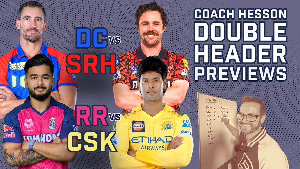 CoachHesson's tweet image. Double Header Sunday - Mike Hesson previews #DCvSRH & #RRvCSK youtu.be/kdQELREIwW0?si… via @YouTube
