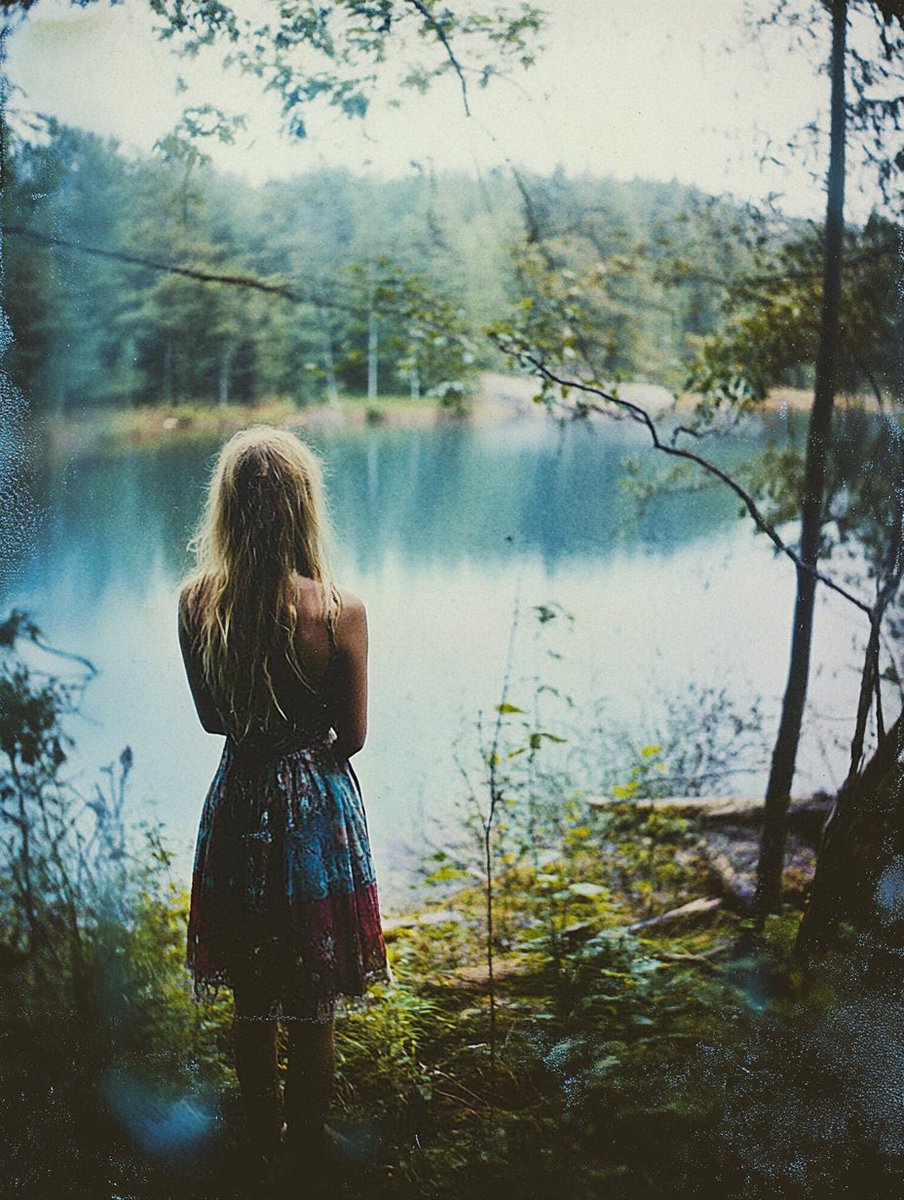 Bohemian Dreams 🌿

Step into a world where elegance meets nature. A woman in a flowing bohemian dress stands, embracing the serenity of a forest glade and a tranquil lake. Soft lighting and pastel colors complete this outdoor scene. ✨

Prompt 👇  
type of woman in a flowing