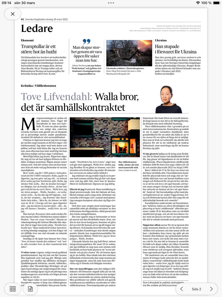 Frustrerad (med all rätt) <a href="/ToveLifvendahl/">Tove Lifvendahl</a> överhör ett telefonsamtal på tåget