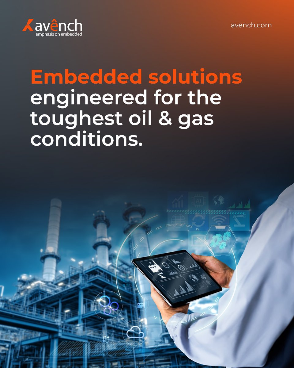 avench_systems's tweet image. In oil and gas, to be resilient matters. Our embedded technology is built to perform at the most stringent conditions.
avench.com
#OilAndGas #EmbeddedTechnology #ResilientPerformance #IndustrialAutomation #RuggedDesign #HarshEnvironments #TechInnovation