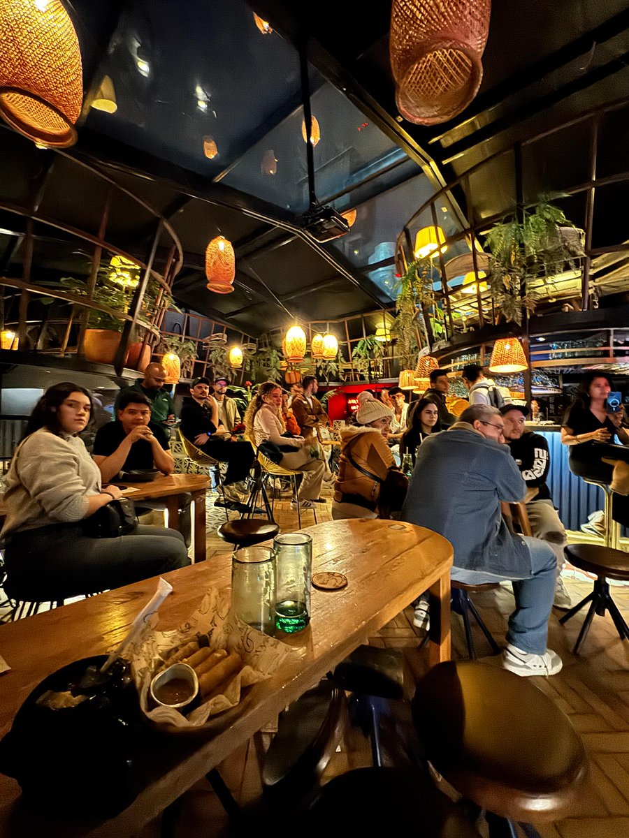 techstartupsco's tweet photo. "Highlights: @BananaScript's amazing https://t.co/Cc5oo5s192 giveaways! 🎊📞 &amp; Huge thanks to El Mono Bandido for the perfect atmosphere. Looking forward to the collaborations! #Networking #ZonaT #Innovation" https://t.co/kDW1O23PiX