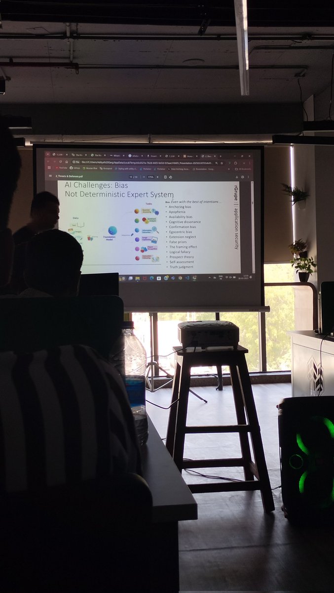 Aman_codeaddict's tweet image. Live from #HackersMeetup Ahmedabad! 🚀 Diving deep into #AI &amp;amp; #CyberSecurity with some real hacking action—these folks are on another level! 🔥 Learned how to break things before securing them. Ethical, of course. 😏💻 #HackingIsCool #Infosec #TechVibes
@thm_ahmedabad