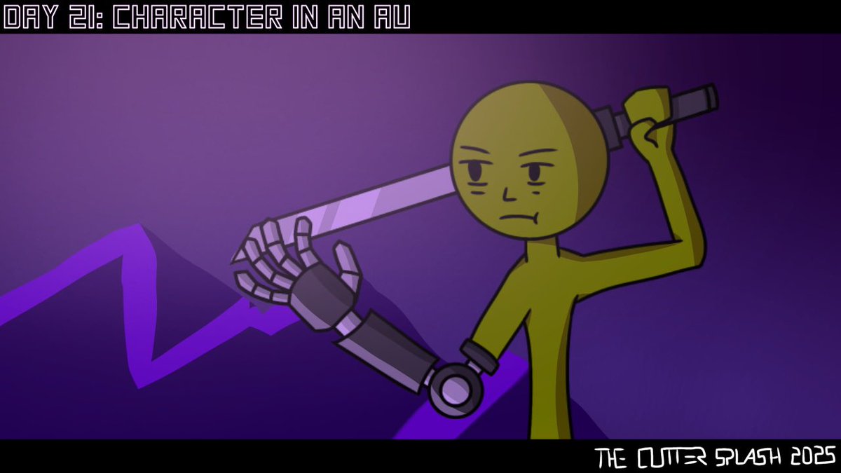 TheCutterSplash's tweet photo. #STICKMARCH2025 day 21: Character in an AU

FLLFFL get a cybernetic arm AU.

#au #fllff #RHG #Stickman #stickmarch https://t.co/m9we18wRno