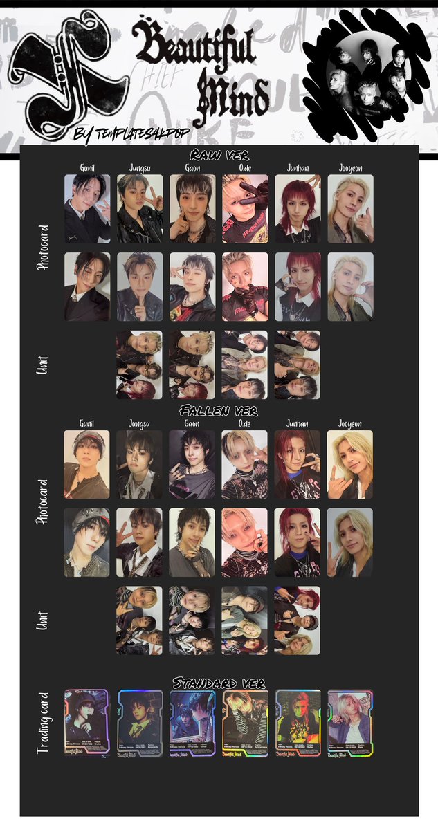 Xdinary Heroes Beautiful Mind Album Photocard pc limited nemo