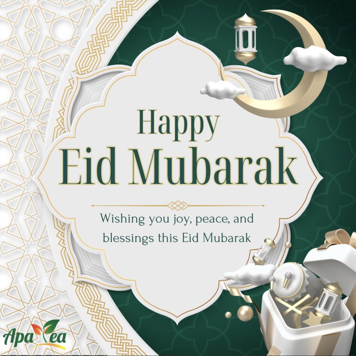 Theofficiallapa's tweet image. Wishing a very Happy Eid Mubarak from everyone at the APA Family to everyone celebrating😁💚 #EidMubarak2025 #APATea #Naturalblends