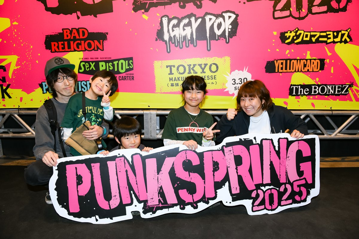 PUNKSPRING 2025💀
PHOTO SPOT📷

みなさんが撮った写真も #punkspring #パンスプ をつけてどんどん投稿してください📸