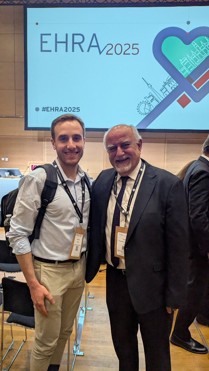 What an absolute privilege to meet a legend in the world of EP, Dr Josep Brugada #EHRA2025