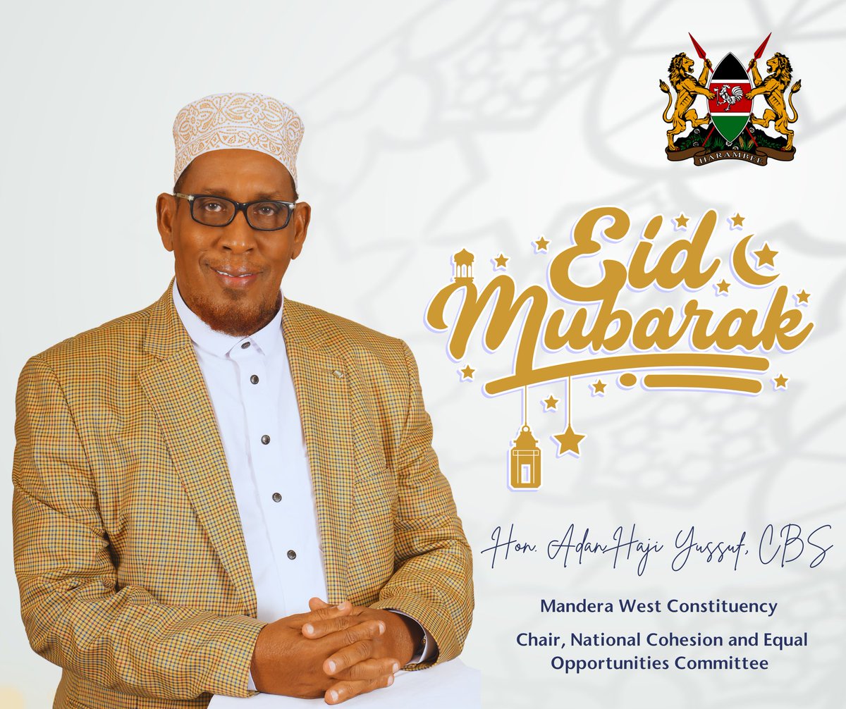 Hon. Adan Haji Yussuf, CBS (@honadanhaji) on Twitter photo 