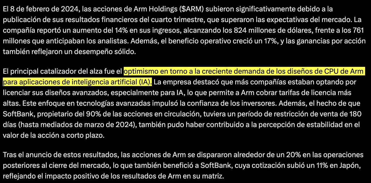 99Mariolopez's tweet image. $ARM 8feb 2024 #Modelbook

48% day on eps news
AI and Semis running HOT