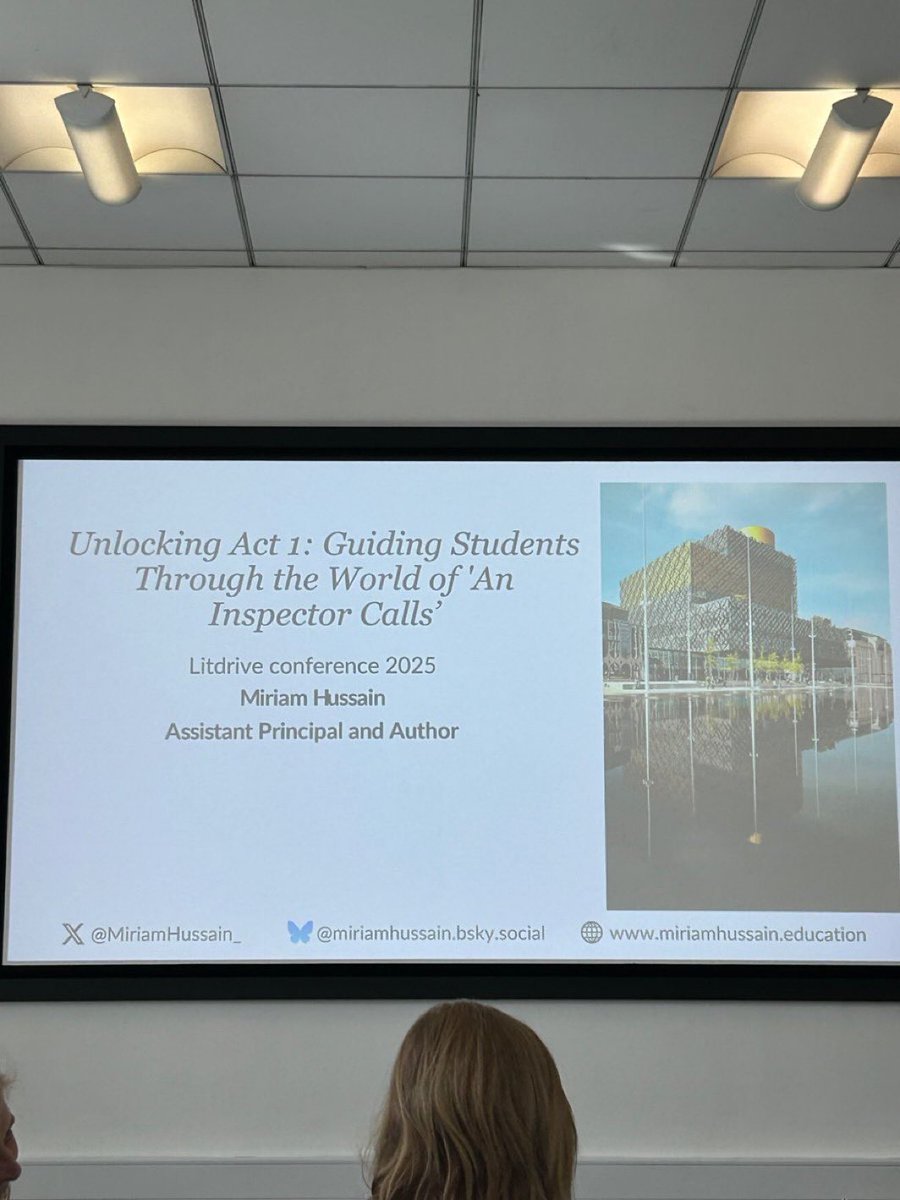 Miriam Hussain (@miriamhussain_) on Twitter photo Wonderful to be a speaker yesterday <a href="/LitdriveUK/">Litdrive UK</a> <a href="/AstonUniversity/">Aston University</a>. I loved presenting on Act one of AIC & curriculum sequencing. I learned so much from <a href="/FunkyPedagogy/">Jennifer Webb</a> & <a href="/carnaby_mr/">Matt Carnaby</a>. Great to see <a href="/mmgiovanelli/">Marcello Giovanelli</a> <a href="/GauravDubay3/">Gaurav Dubay</a>. Resources will be available on miriamhussain.education📚 Wonderful to be a speaker yesterday <a href="/LitdriveUK/">Litdrive UK</a> <a href="/AstonUniversity/">Aston University</a>. I loved presenting on Act one of AIC & curriculum sequencing. I learned so much from <a href="/FunkyPedagogy/">Jennifer Webb</a> & <a href="/carnaby_mr/">Matt Carnaby</a>. Great to see <a href="/mmgiovanelli/">Marcello Giovanelli</a> <a href="/GauravDubay3/">Gaurav Dubay</a>. Resources will be available on miriamhussain.education📚
