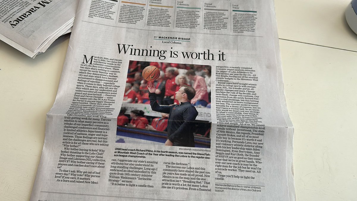 Bravo, <a href="/abrazomack/">Mackenzie Bishop</a>! As New Mexicans, we know how to get back up after a knock down. We are tough and resilient, and nobody can keep us down but ourselves. We are allowed to be disappointed, but we have to keep fighting for the good stuff we know our state deserves. 💛❤️