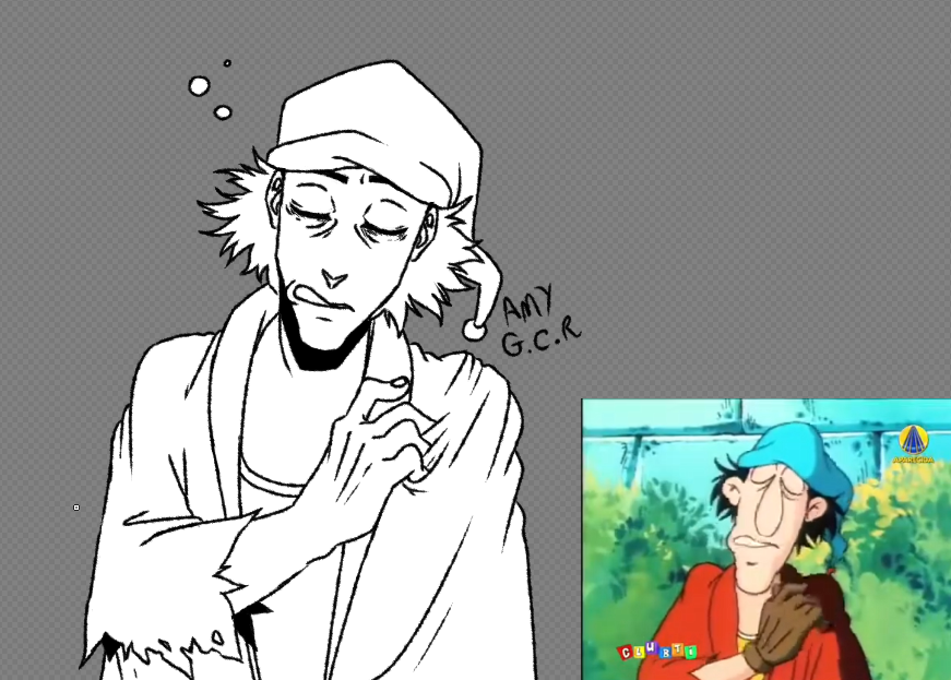 AmyGCR1's tweet photo. mais inspetor bugiganga! dessa vez fiz um redraw de duas cenas de um episódio :D
💜💜💜💜💜💜
#sketch #digitalsketch #art #digitalart #artedigital #inspectorgadget #inspetorbugiganga #fanart #sketchfanart #drawing #characterdesign #oldcharacter #InspectorGadget #redraw #mystyle https://t.co/97bxZkOkzD