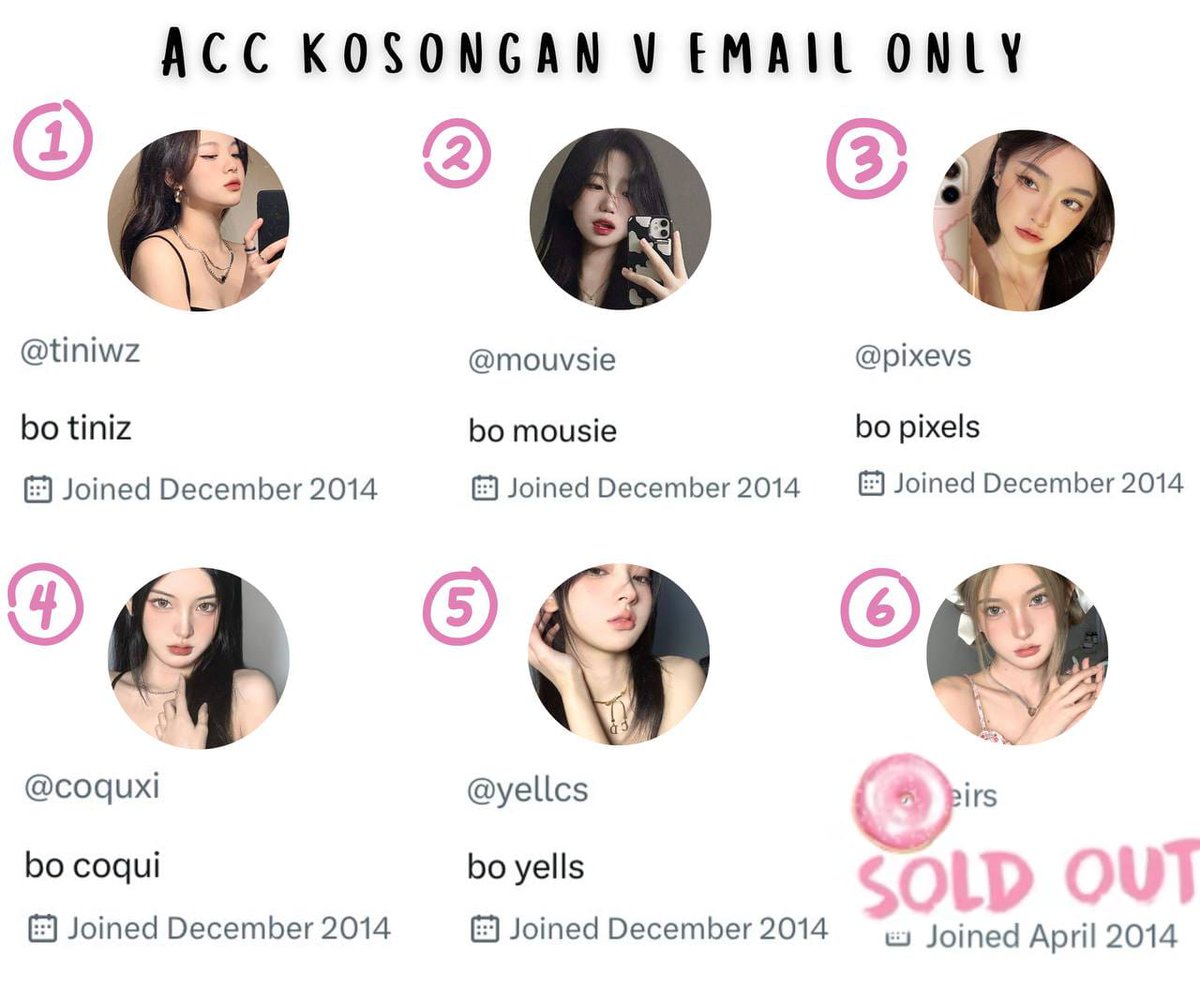 kencajn's tweet photo. ☆ w-ts acc  kosongan Y15 verif email only ☆

𖦹 verif email only 
𖦹 go green (-ssb baru ganti usn)
𖦹 masuk mt nommoots (boleh dites)
𖦹 masuk ht harus dimainin dulu
𖦹 dom gmail

💰 7.000 https://t.co/g98d4UACFo