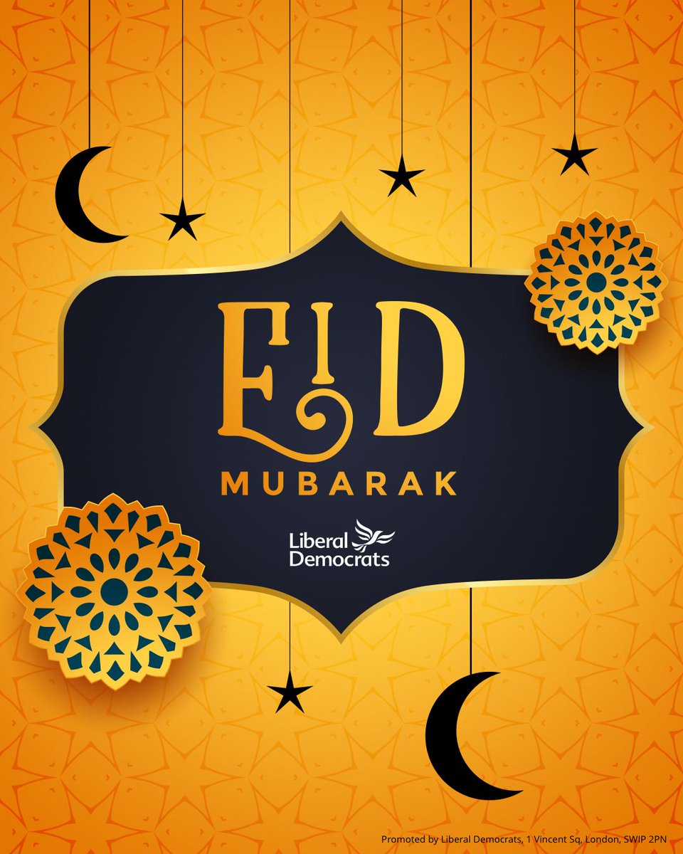 Wishing Muslims celebrating in the UK and beyond a wonderful, blessed and happy Eid ul Fitr. 

Eid Mubarak!