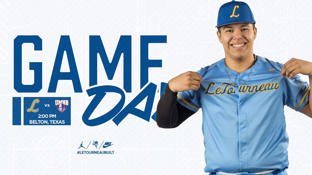 LETUAthletics's tweet image. SERIES FINALE:

@LETU_Baseball looks to clinch series win this afternoon.

🆚️ UMHB
⏰️  2:00 PM
📍  Belton, Texas
🎥  letuathletics.com/live

#LeTourneauBuilt #d3baseball